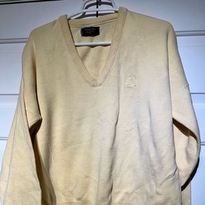 Christian Dior mens vintage sweater retro 90’s loose fit yellow xl 100% cotton